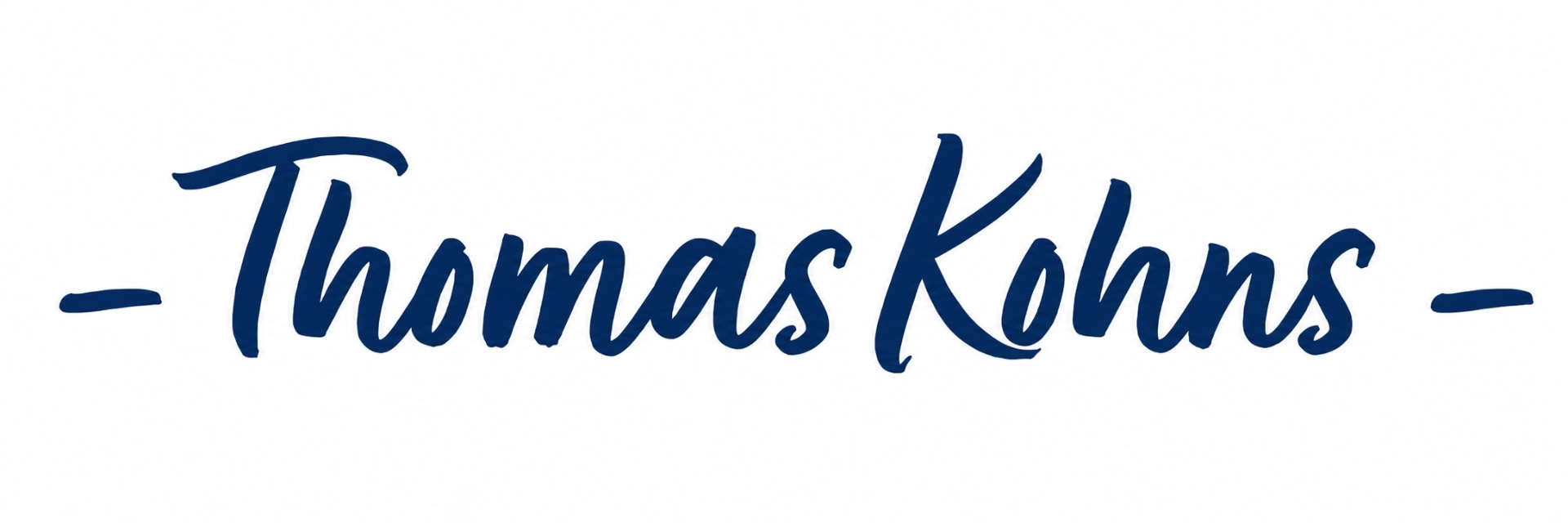 Unterschrift Thomas Kohns